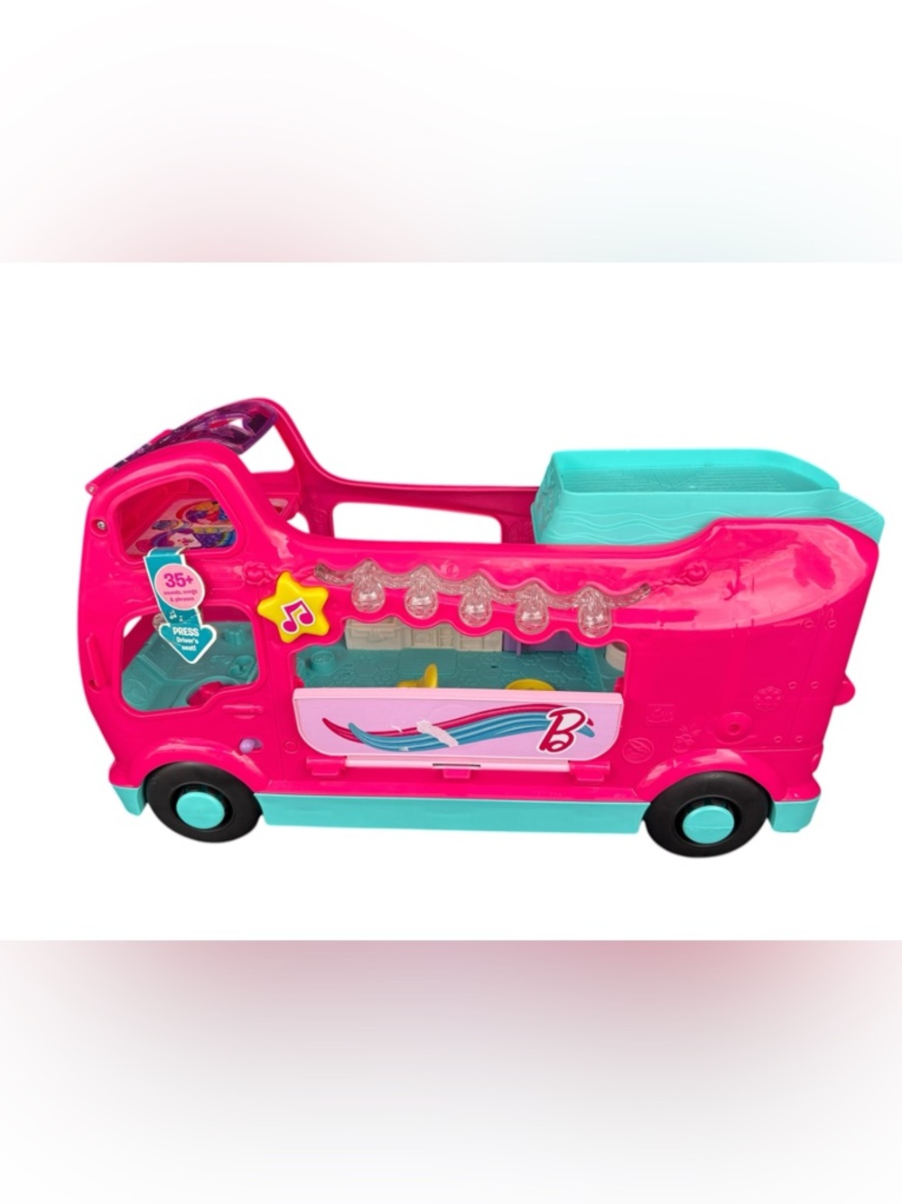 Fisher Price Little People Barbie Dream Camper RV Pink Tested NWT